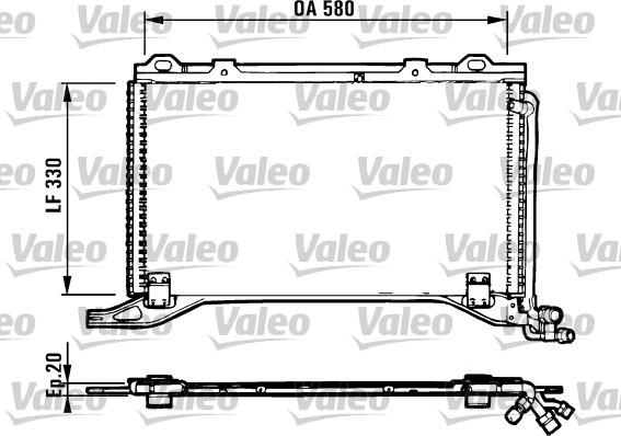 Valeo 816949 - Kondensators, Gaisa kond. sistēma ps1.lv