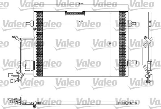 Valeo 816967 - Kondensators, Gaisa kond. sistēma ps1.lv