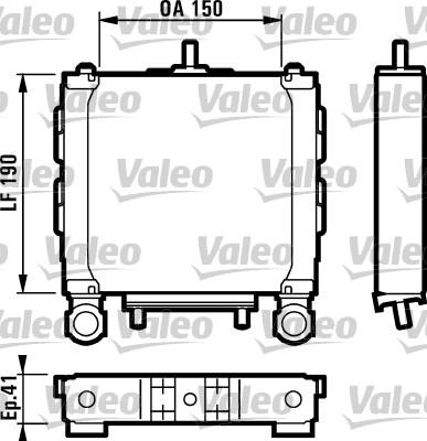 Valeo 816914 - Eļļas radiators, Motoreļļa ps1.lv