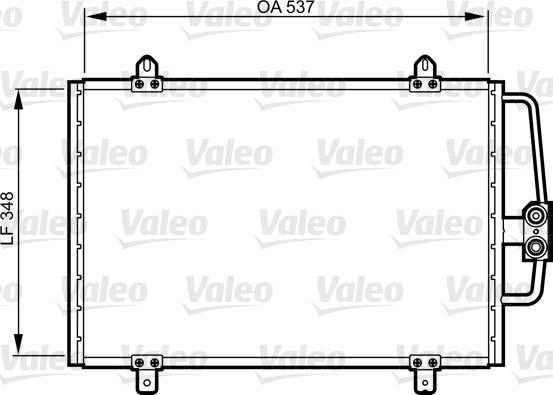 Valeo 816912 - Kondensators, Gaisa kond. sistēma ps1.lv