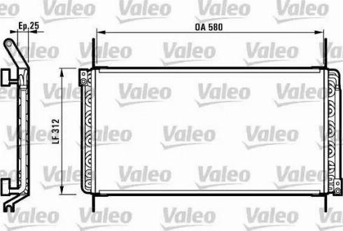 Valeo 816974 - Kondensators, Gaisa kond. sistēma ps1.lv