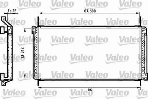 Valeo 816971 - Kondensators, Gaisa kond. sistēma ps1.lv