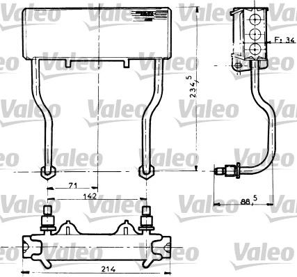 Valeo 816597 - Eļļas radiators, Motoreļļa ps1.lv