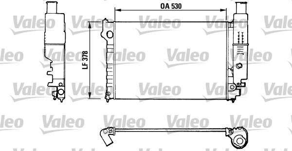 Valeo 816554 - Radiators, Motora dzesēšanas sistēma ps1.lv