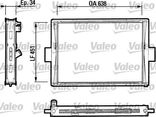 Valeo 816647 - Radiators, Motora dzesēšanas sistēma ps1.lv