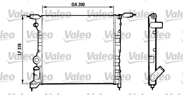 Valeo 816657 - Radiators, Motora dzesēšanas sistēma ps1.lv