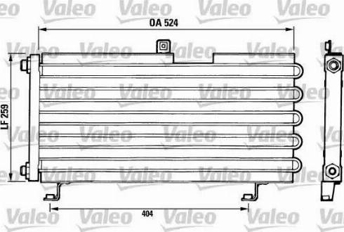 Valeo 816634 - Kondensators, Gaisa kond. sistēma ps1.lv