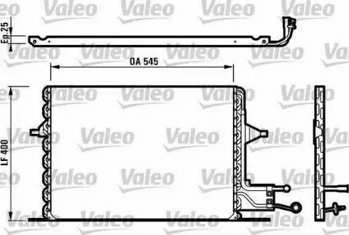 Valeo 816899 - Kondensators, Gaisa kond. sistēma ps1.lv