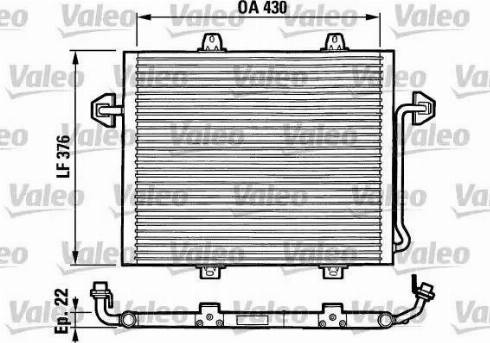 Valeo 816862 - Kondensators, Gaisa kond. sistēma ps1.lv