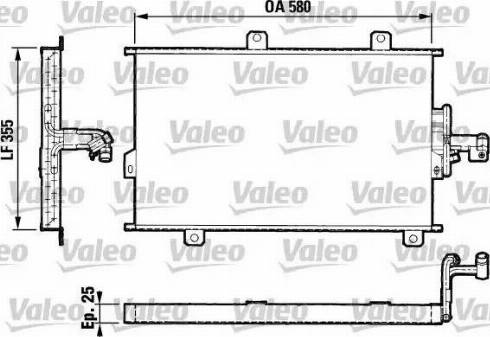 Valeo 816819 - Kondensators, Gaisa kond. sistēma ps1.lv