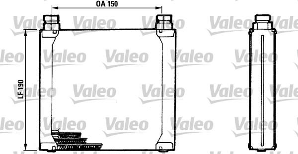Valeo 816748 - Eļļas radiators, Motoreļļa ps1.lv
