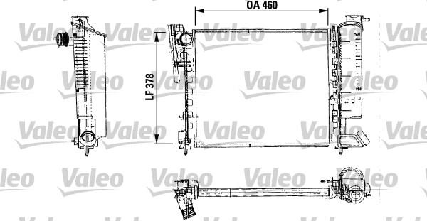 Valeo 816715 - Radiators, Motora dzesēšanas sistēma ps1.lv