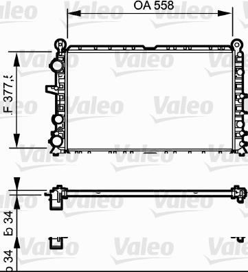 Valeo 810949 - Radiators, Motora dzesēšanas sistēma ps1.lv