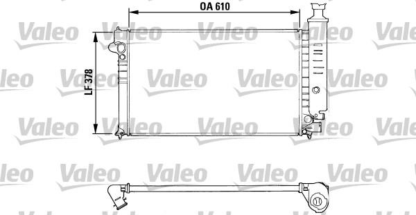 Valeo 810919 - Radiators, Motora dzesēšanas sistēma ps1.lv