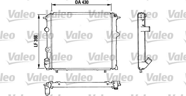 Valeo 810914 - Radiators, Motora dzesēšanas sistēma ps1.lv