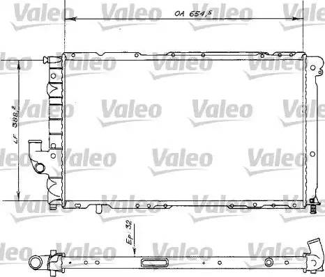 Valeo 810989 - Radiators, Motora dzesēšanas sistēma ps1.lv