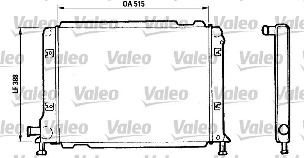 Valeo 810982 - Radiators, Motora dzesēšanas sistēma ps1.lv