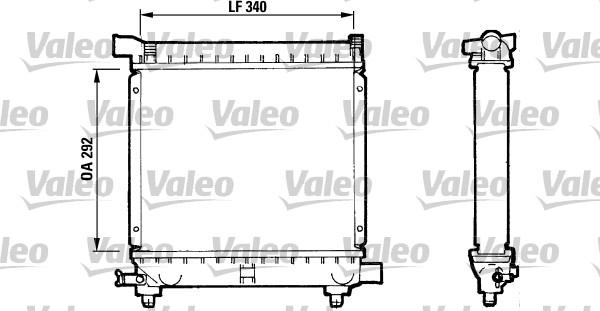 Valeo 810869 - Radiators, Motora dzesēšanas sistēma ps1.lv