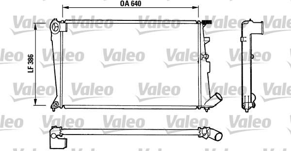 Valeo 810836 - Radiators, Motora dzesēšanas sistēma ps1.lv