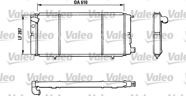 Valeo 810827 - Radiators, Motora dzesēšanas sistēma ps1.lv