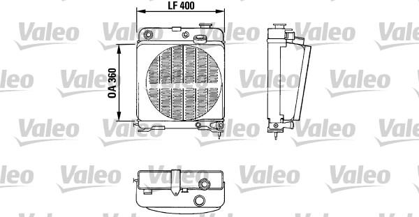 Valeo 810878 - Radiators, Motora dzesēšanas sistēma ps1.lv