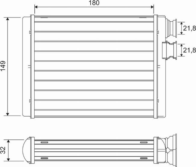 Valeo 811596 - Siltummainis, Salona apsilde ps1.lv