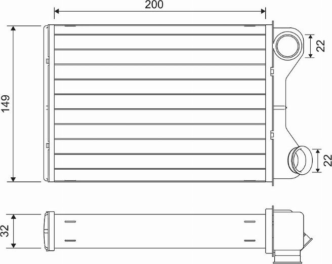 Valeo 811569 - Siltummainis, Salona apsilde ps1.lv