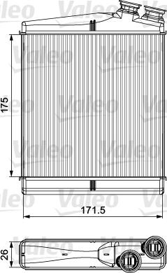 Valeo 811512 - Siltummainis, Salona apsilde ps1.lv