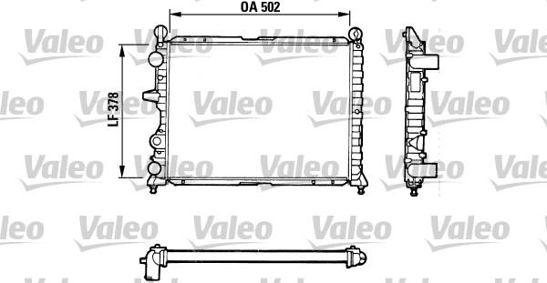 Valeo 811071 - Radiators, Motora dzesēšanas sistēma ps1.lv