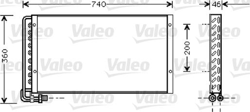 Valeo 818040 - Kondensators, Gaisa kond. sistēma ps1.lv