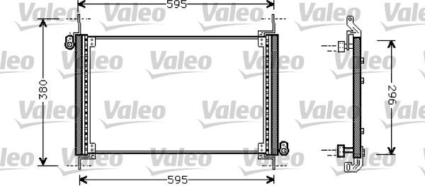 Valeo 818019 - Kondensators, Gaisa kond. sistēma ps1.lv