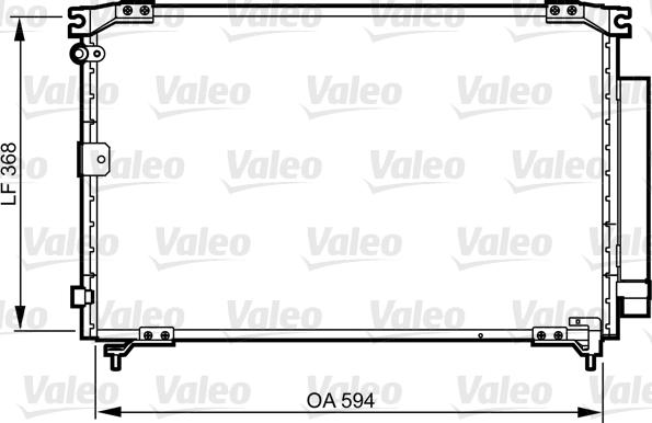 Valeo 818032 - Kondensators, Gaisa kond. sistēma ps1.lv