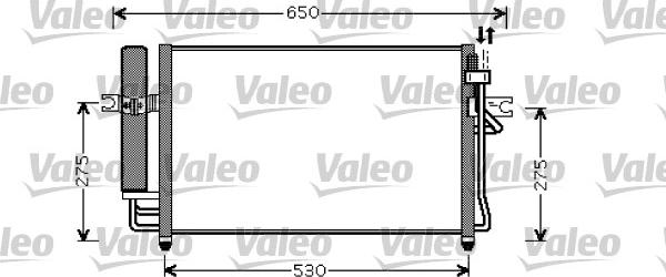 Valeo 818074 - Kondensators, Gaisa kond. sistēma ps1.lv