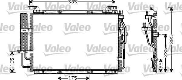 Valeo 818075 - Kondensators, Gaisa kond. sistēma ps1.lv