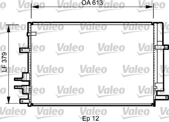 Valeo 818187 - Kondensators, Gaisa kond. sistēma ps1.lv