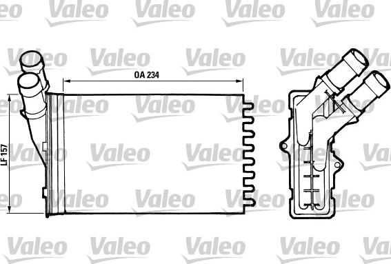 Valeo 812005 - Radiators, Motora dzesēšanas sistēma ps1.lv
