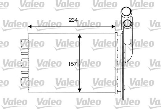 Valeo 812157 - Radiators, Motora dzesēšanas sistēma ps1.lv