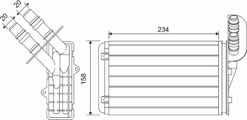 Valeo 812169 - Radiators, Motora dzesēšanas sistēma ps1.lv