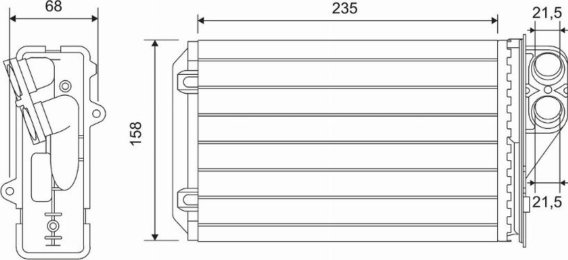 Valeo 812215 - Siltummainis, Salona apsilde ps1.lv