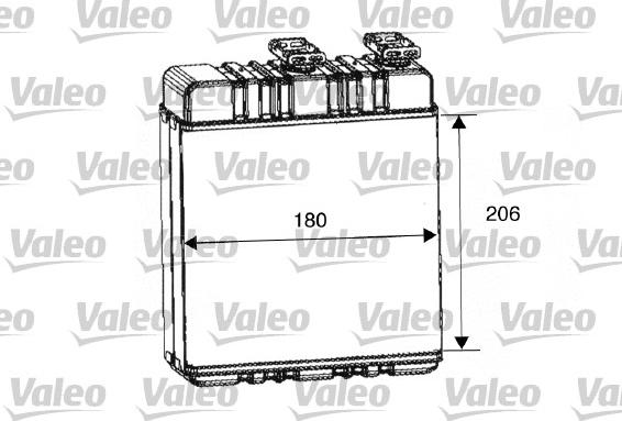 Valeo 812222 - Radiators, Motora dzesēšanas sistēma ps1.lv