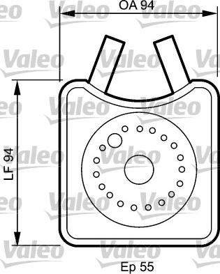 Valeo 817943 - Eļļas radiators, Motoreļļa ps1.lv