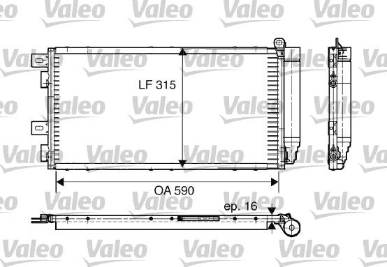 Valeo 817547 - Kondensators, Gaisa kond. sistēma ps1.lv