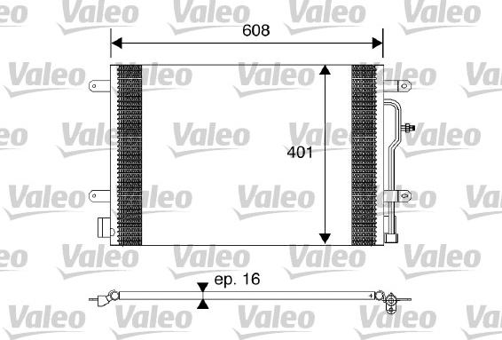 Valeo 817569 - Kondensators, Gaisa kond. sistēma ps1.lv