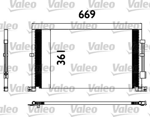 Valeo 817567 - Kondensators, Gaisa kond. sistēma ps1.lv