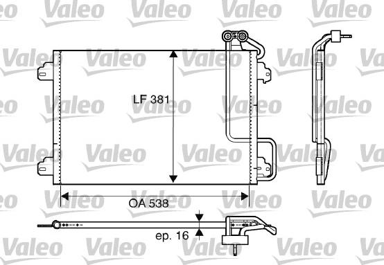 Valeo 817509 - Kondensators, Gaisa kond. sistēma ps1.lv