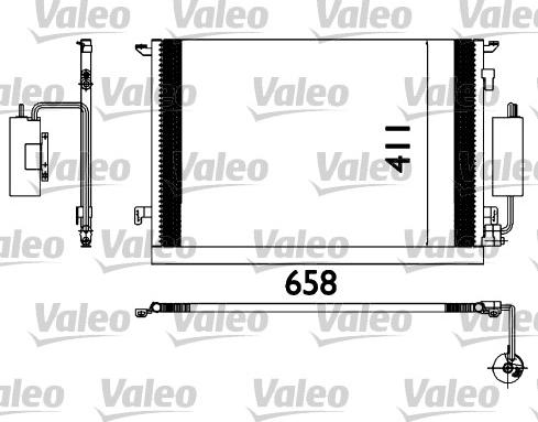 Valeo 817648 - Kondensators, Gaisa kond. sistēma ps1.lv