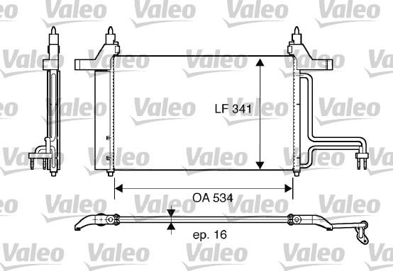 Valeo 817669 - Kondensators, Gaisa kond. sistēma ps1.lv