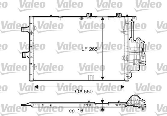 Valeo 817610 - Kondensators, Gaisa kond. sistēma ps1.lv