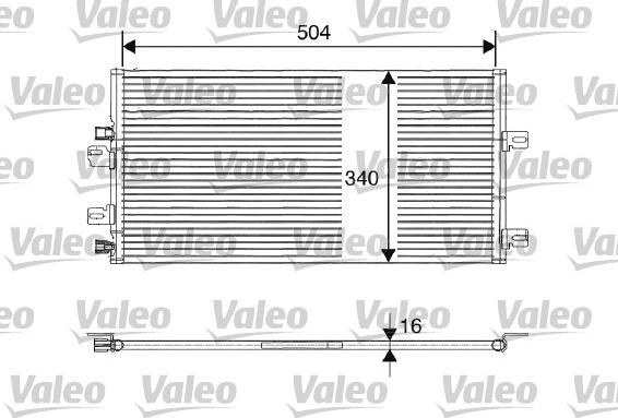 Valeo 817687 - Kondensators, Gaisa kond. sistēma ps1.lv