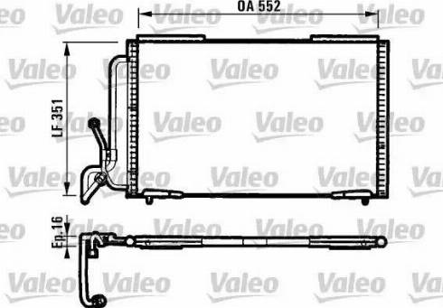 Valeo 817060 - Kondensators, Gaisa kond. sistēma ps1.lv